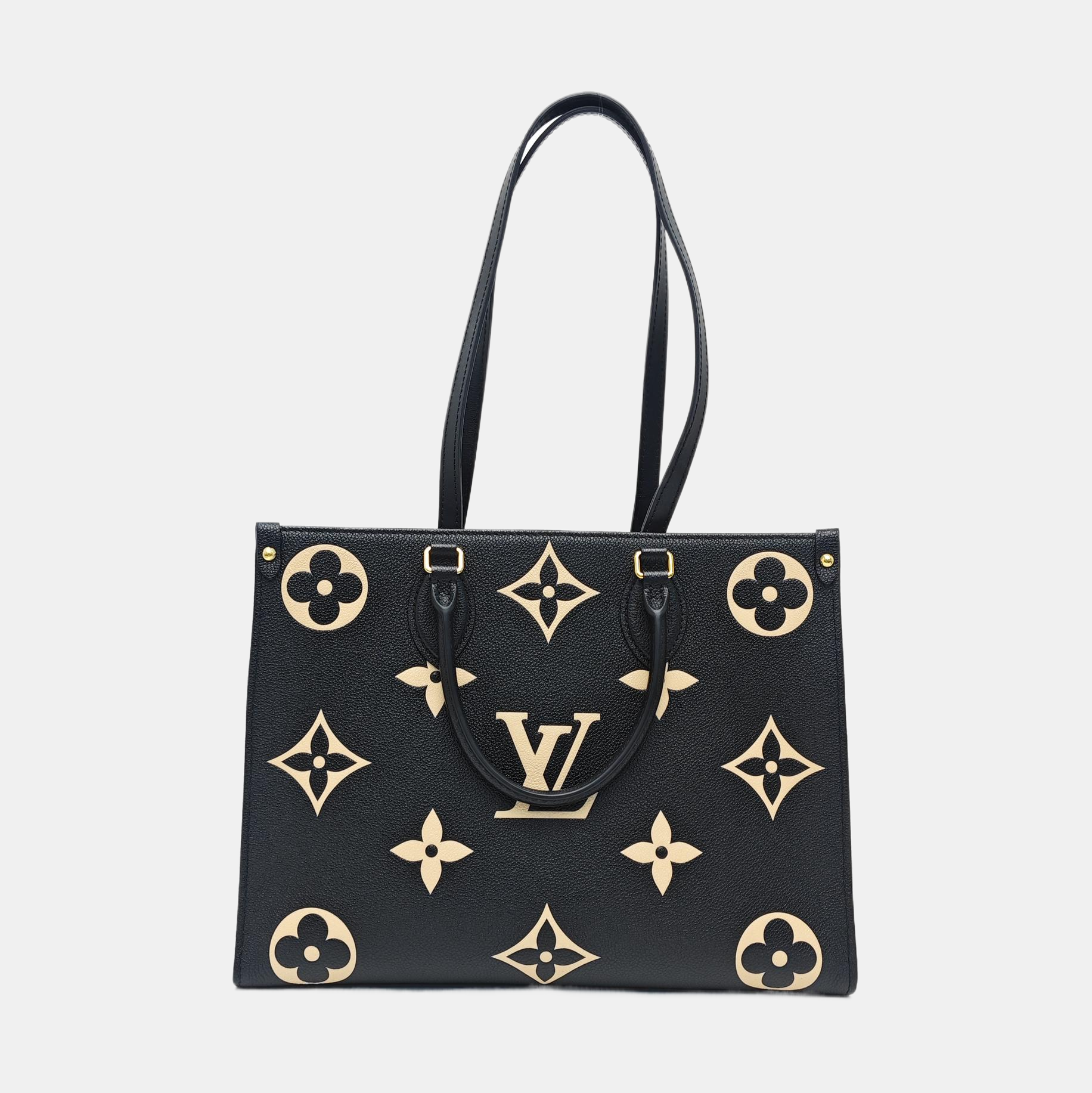 ONTHEGO MM Monogram Calfskin Black