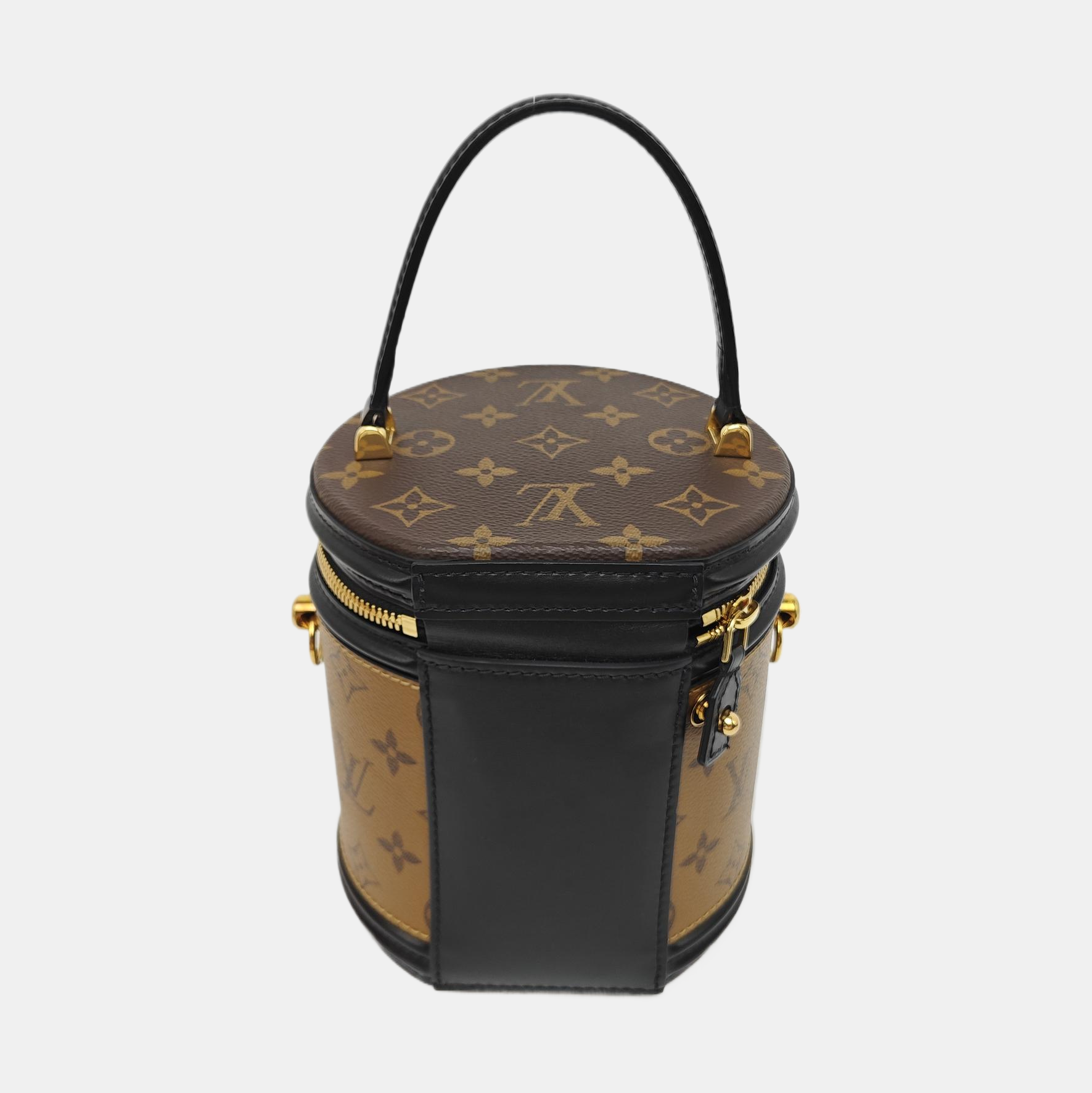 CANNES PM Monogram Coated Canvas Brown