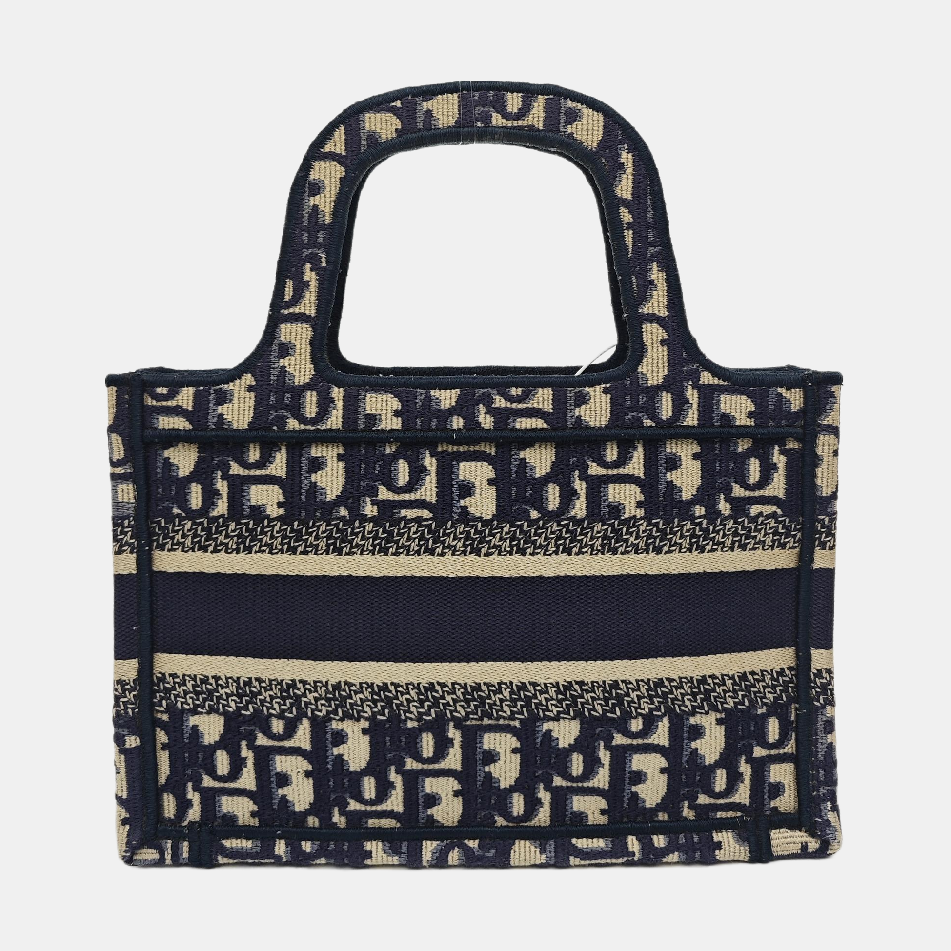 Book Tote Mini Canvas Blue