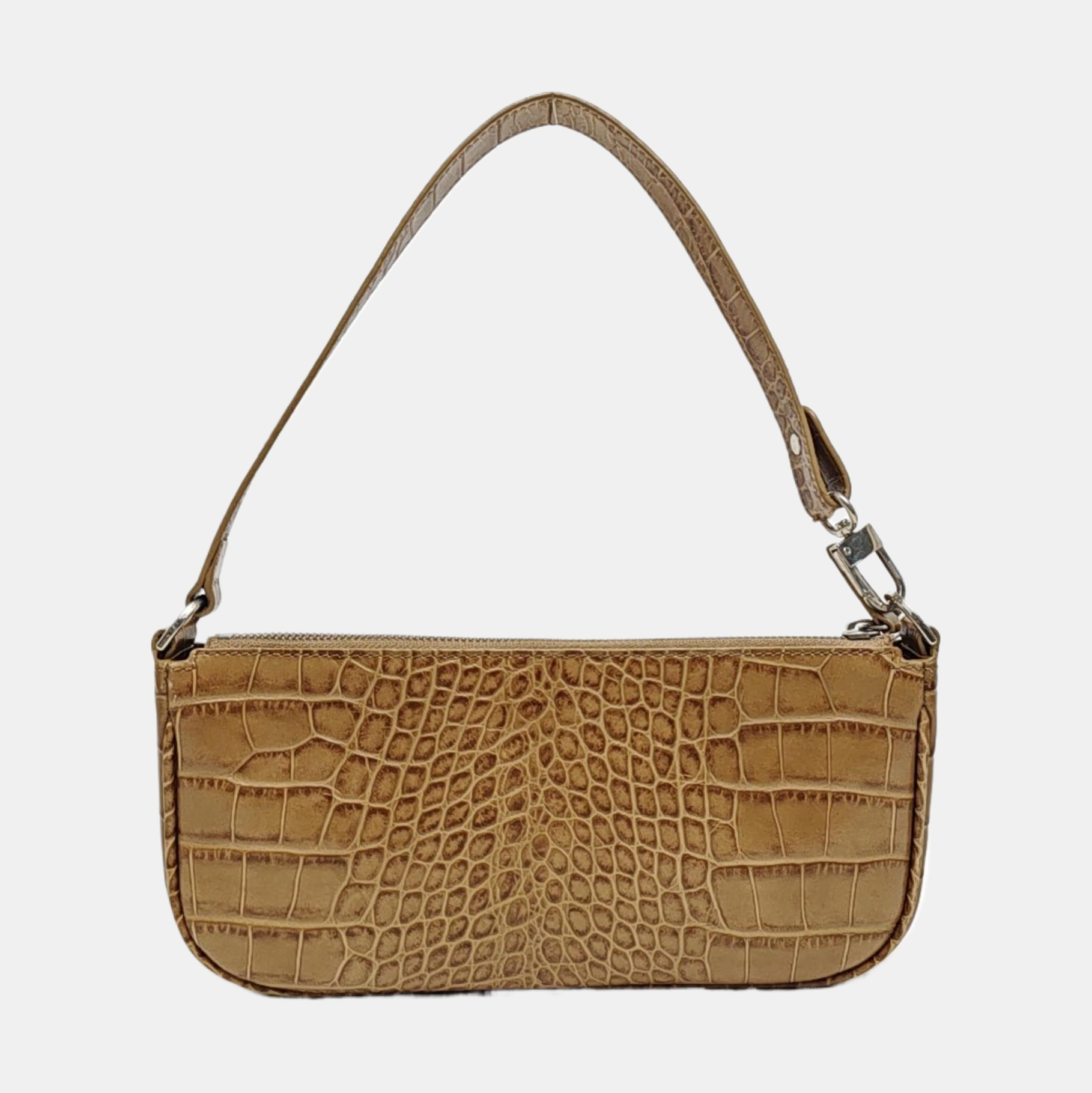 Calfskin Shoulder Bag Beige