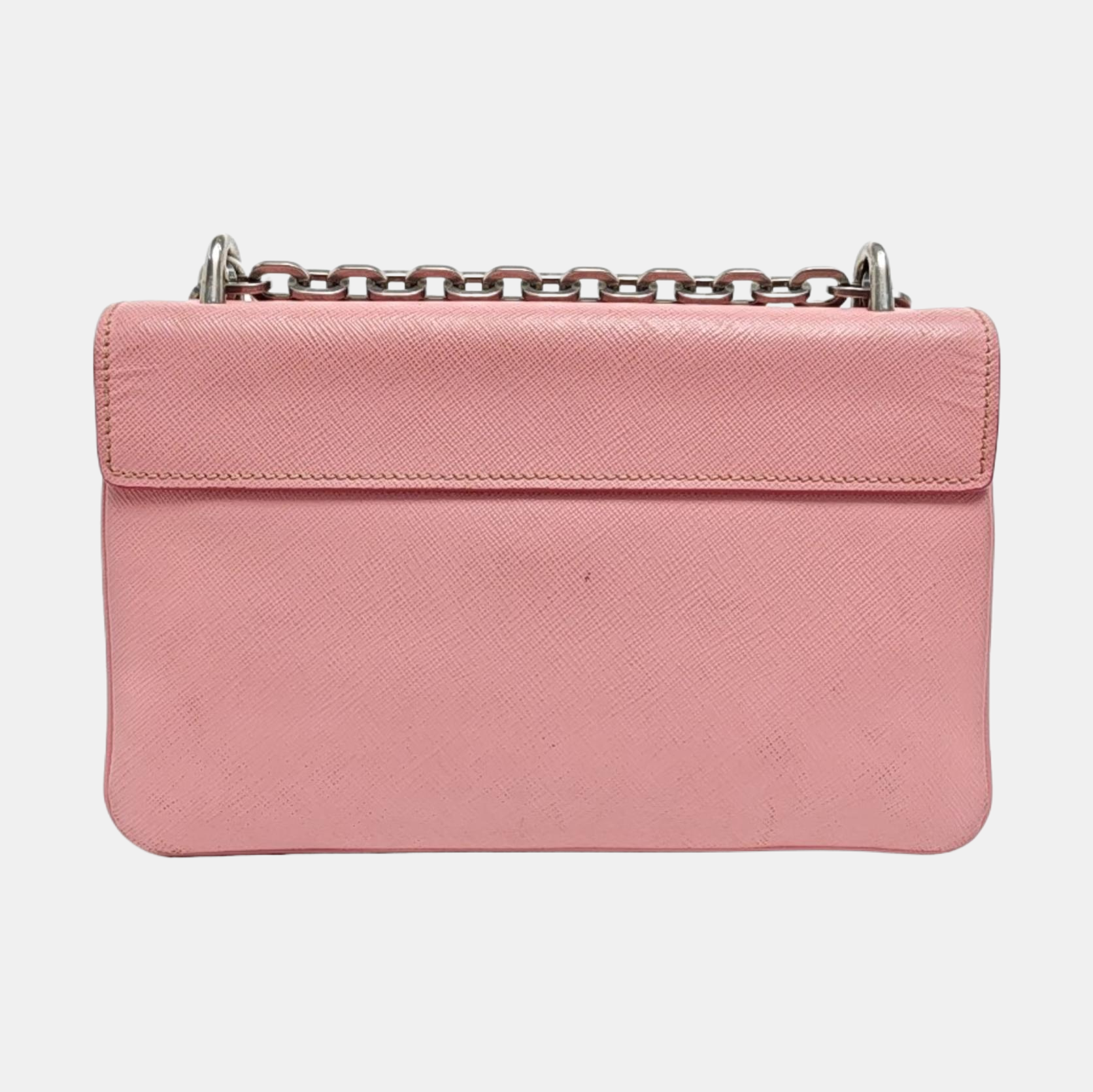 Closure Saffiano Calfskin Pink