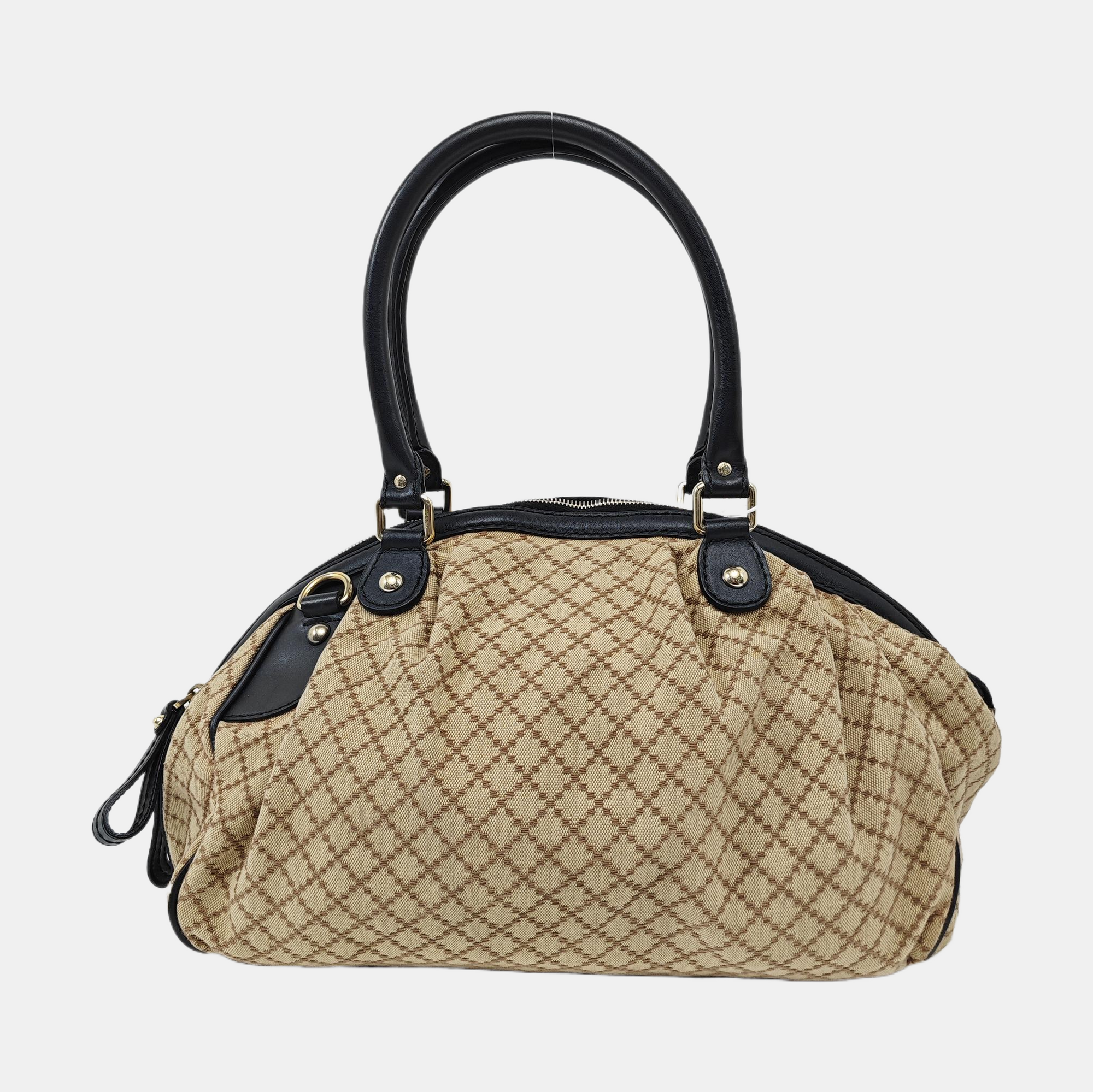 Sukey Monogram Canvas Black