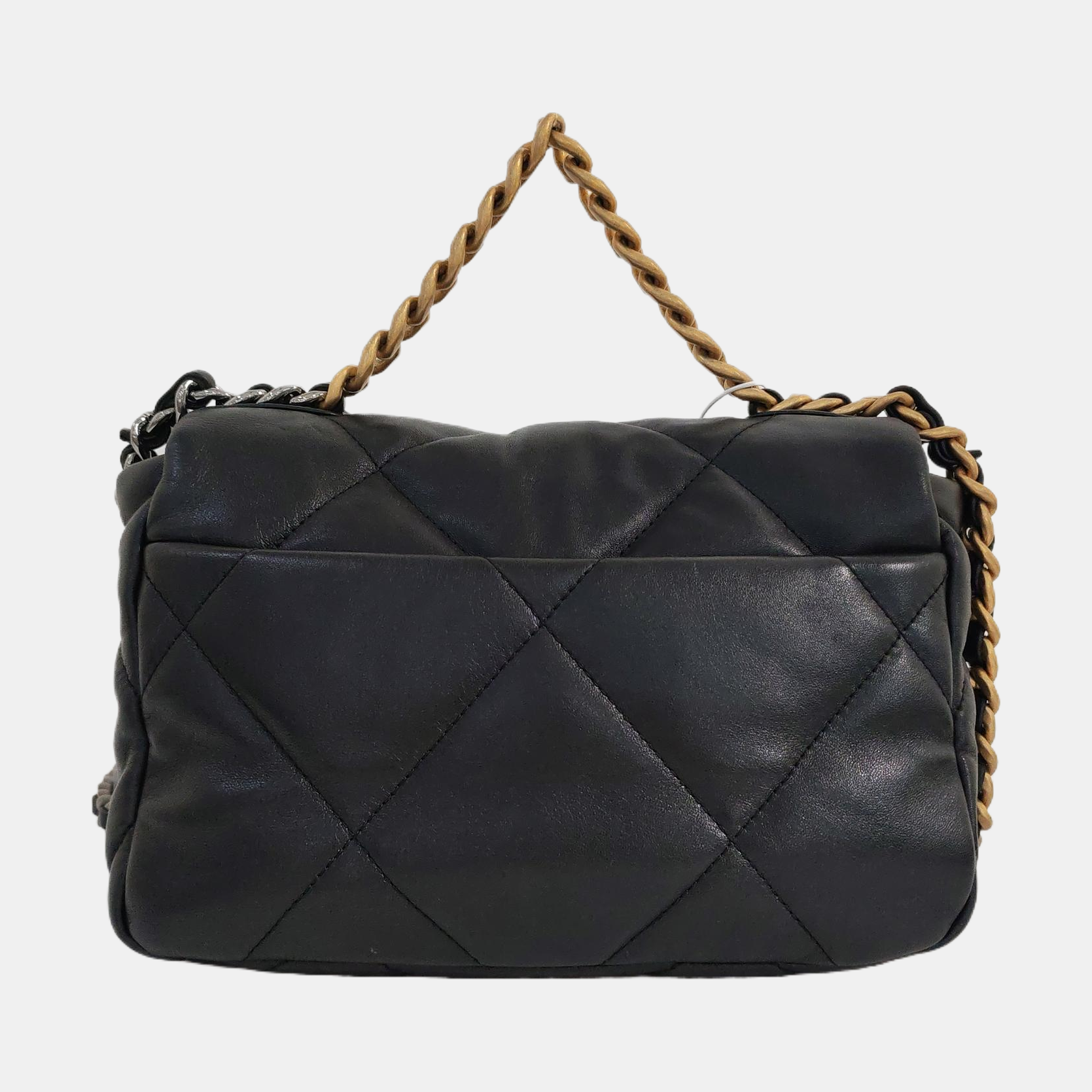 CHANEL 19 Small Quilted Lambskin Black