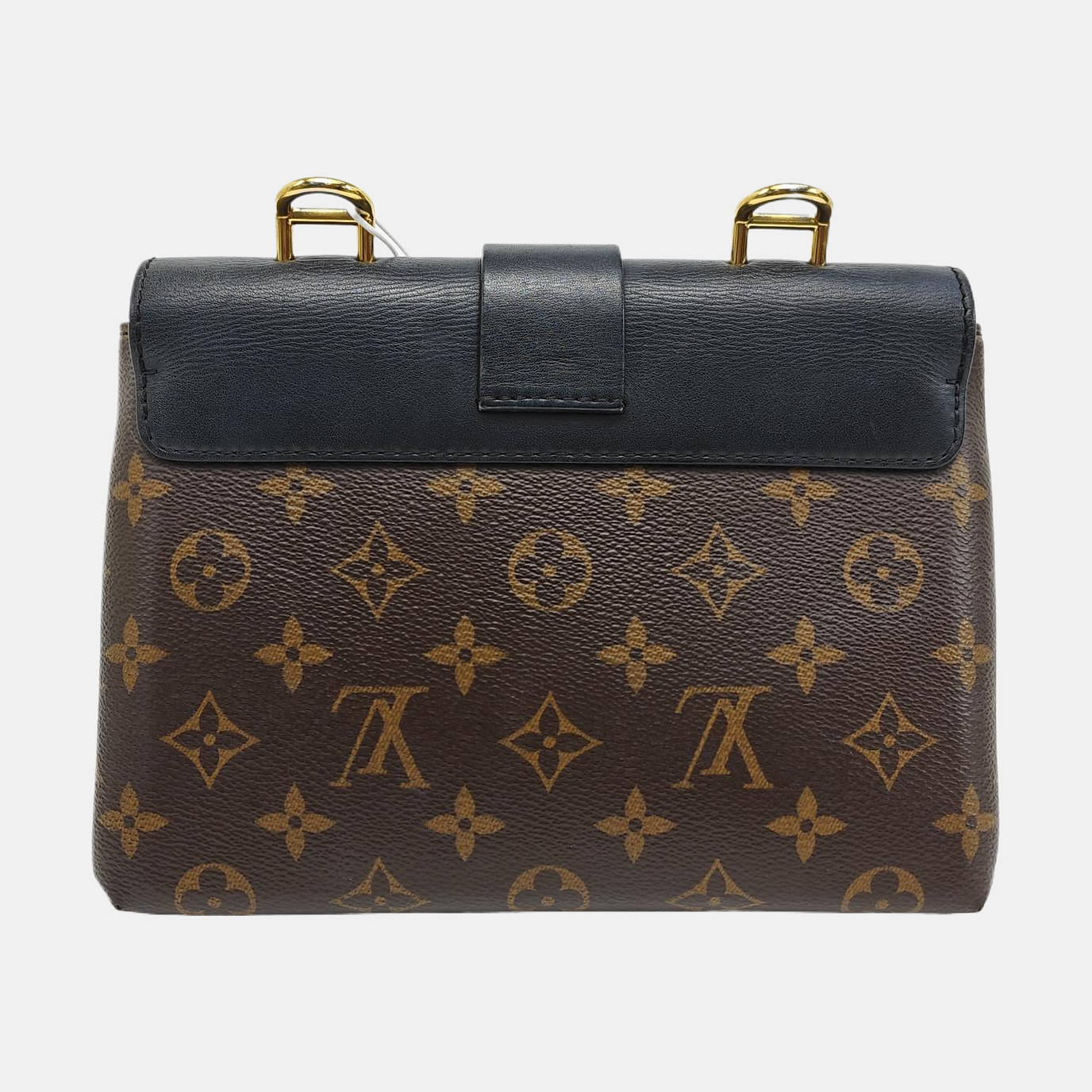 LOCKY BB Monogram Coated Canvas Brown