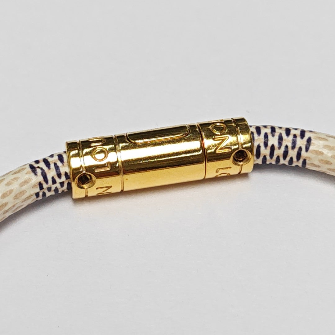 KEEP IT Coated Canvas White Bangle