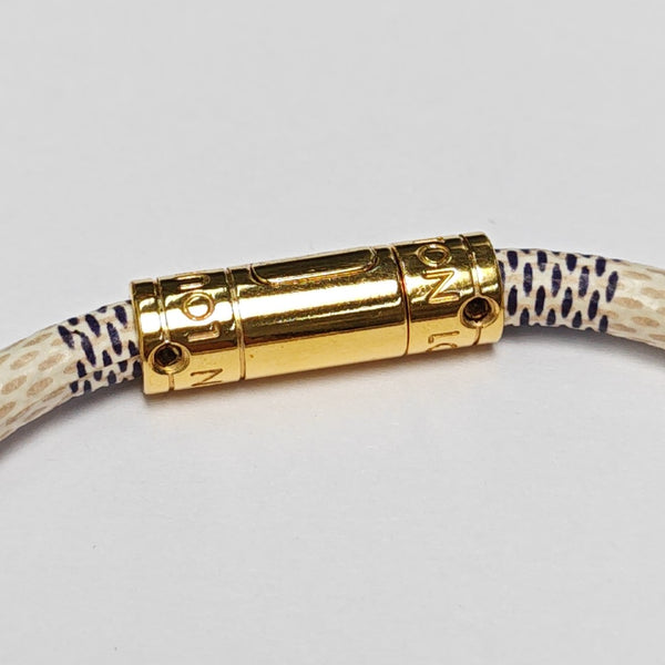 KEEP IT Coated Canvas White Bangle