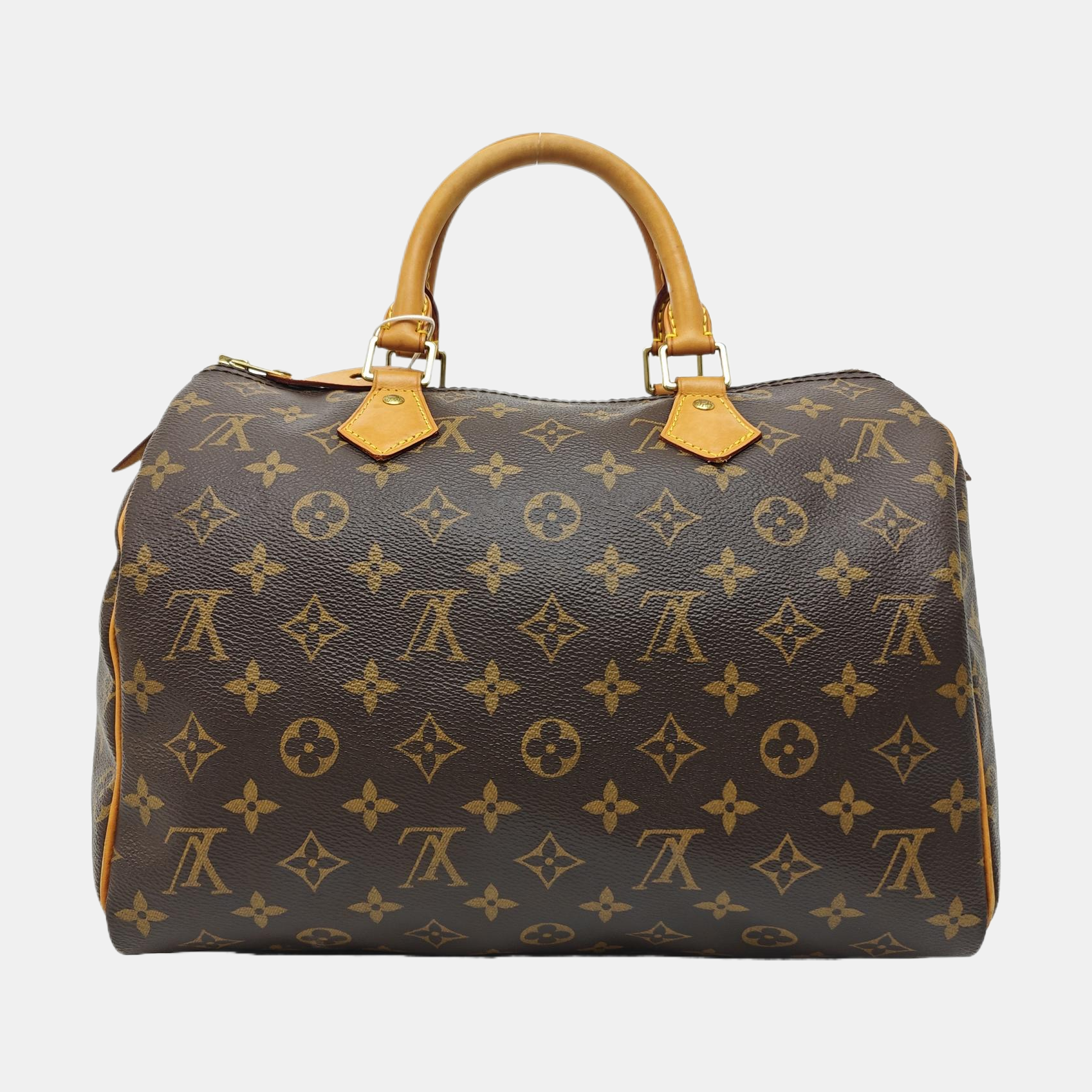 SPEEDY 30 Monogram Coated Canvas Brown