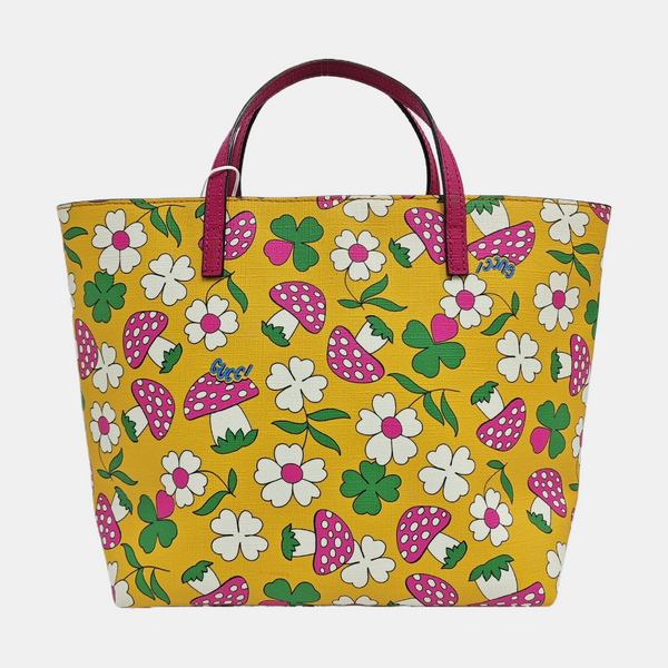 GG Imprime Coated Canvas Yellow