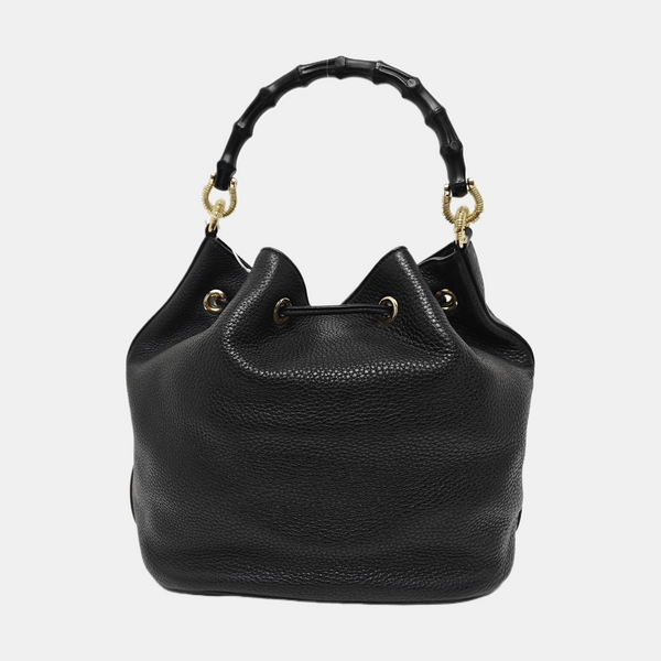 Calfskin Bucket Bag Black