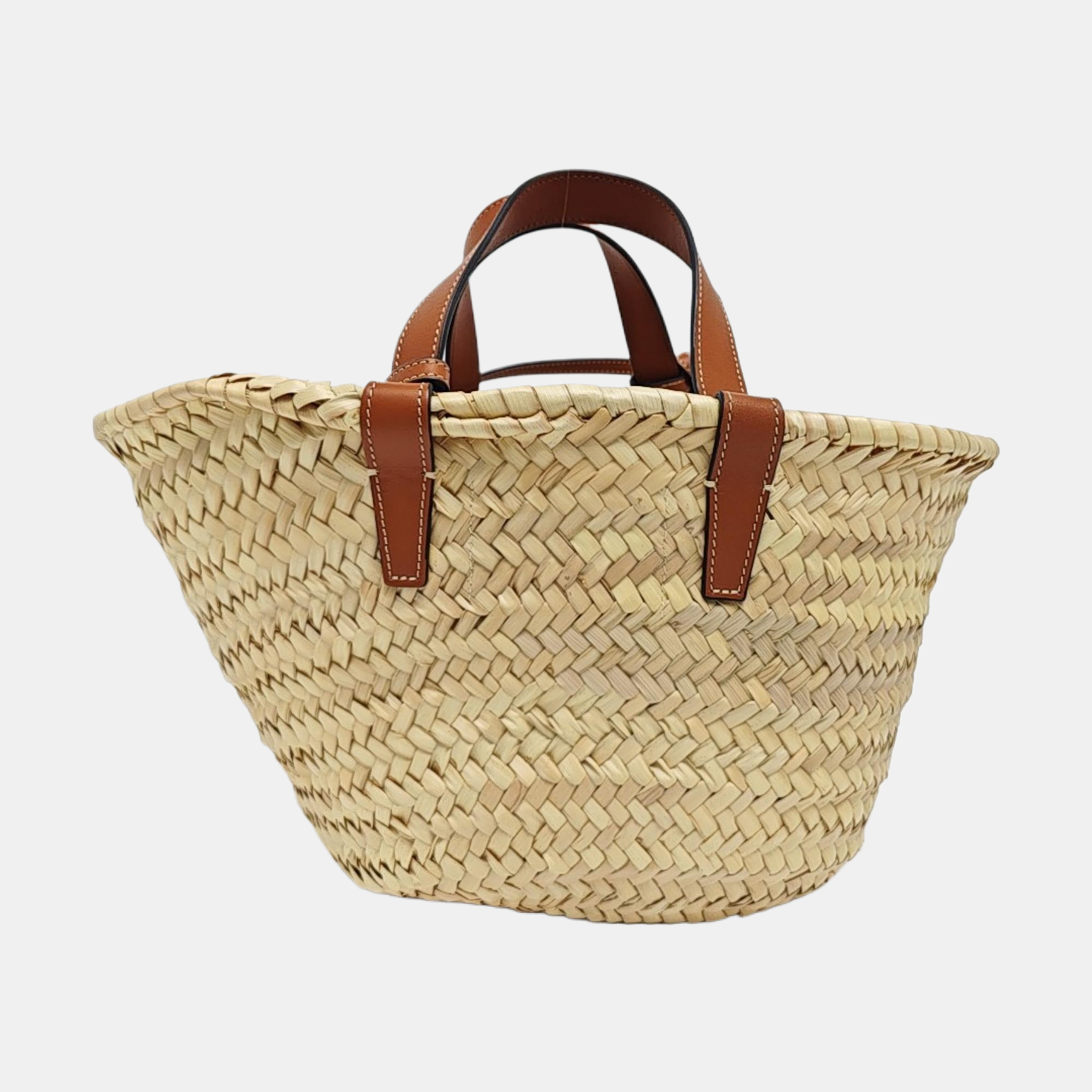 Straw Shoulder Bag Beige