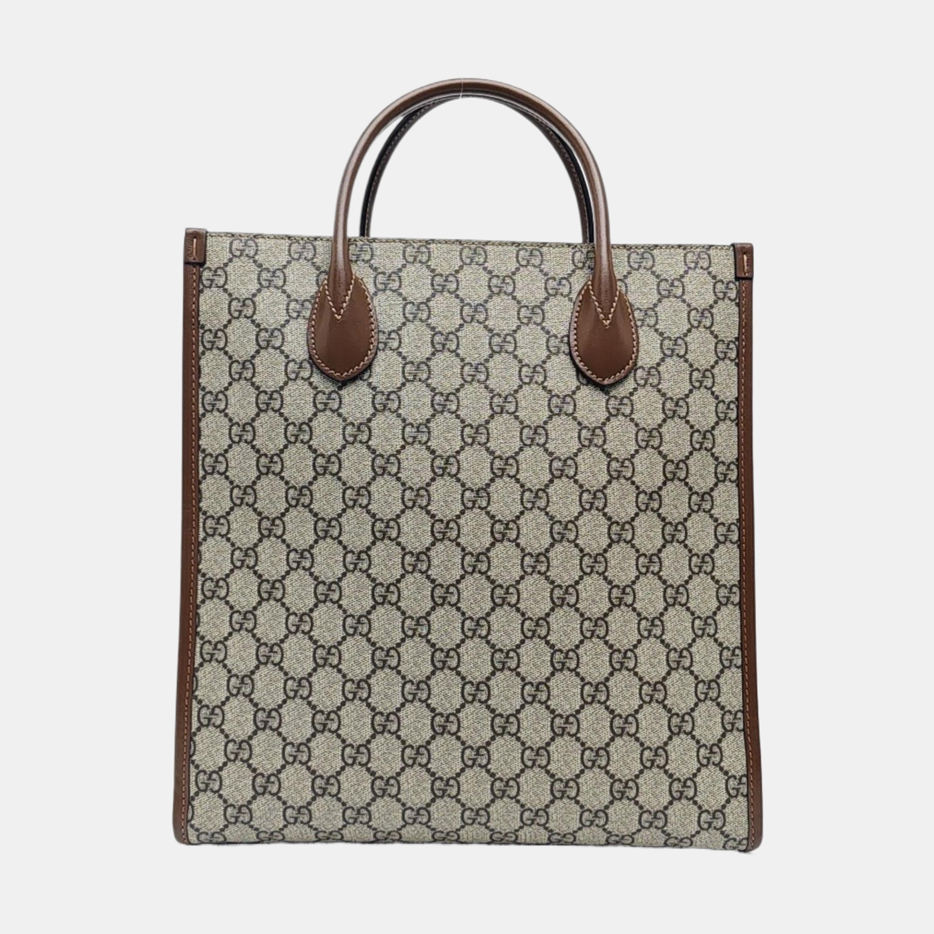 GG Multicolor Monogram Coated Canvas Beige