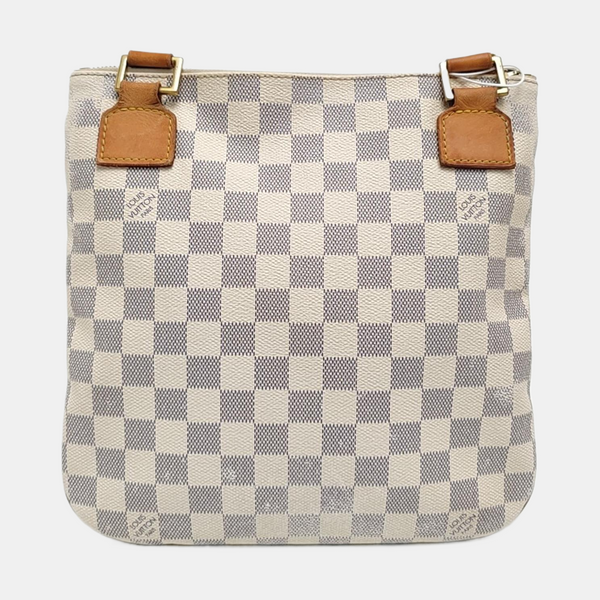 BOSPHORE Damier Azur Coated Canvas White
