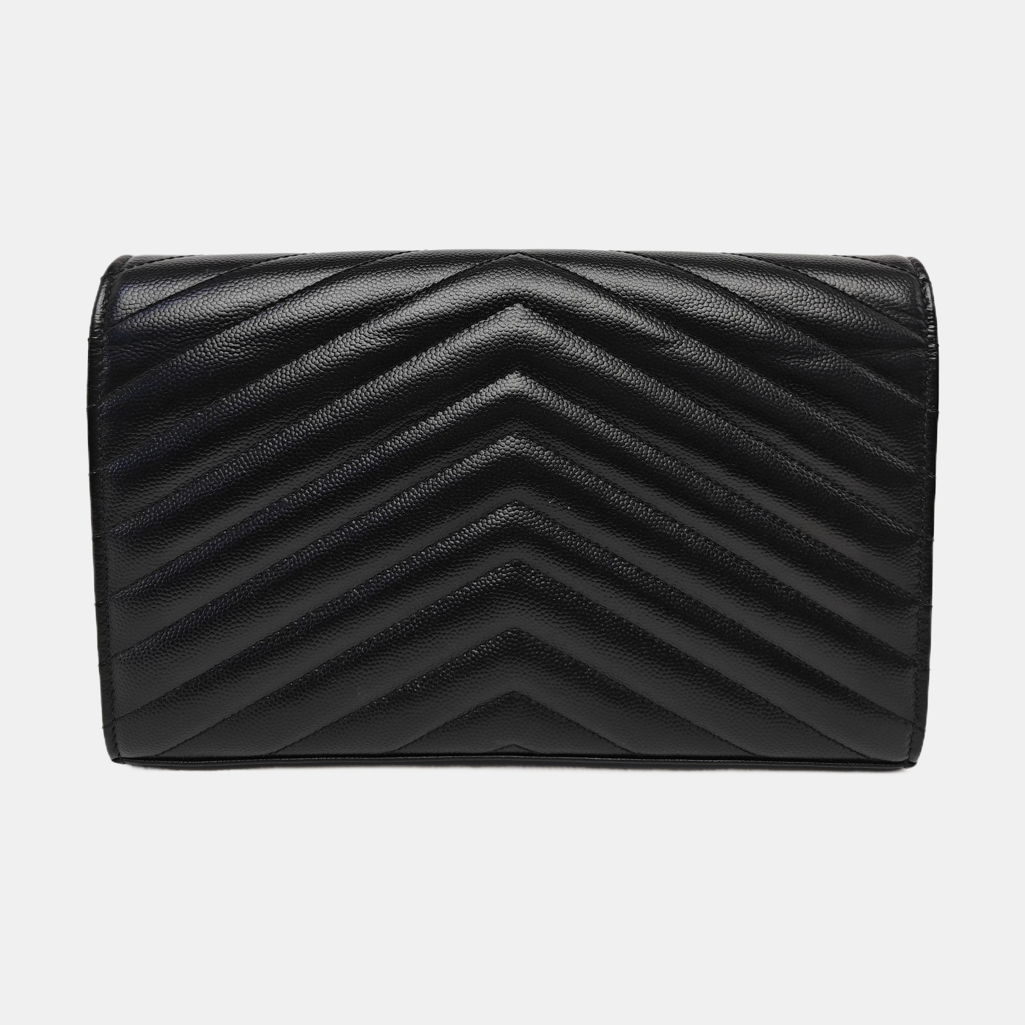 MONOGRAM Medium Quilted Calfskin Black