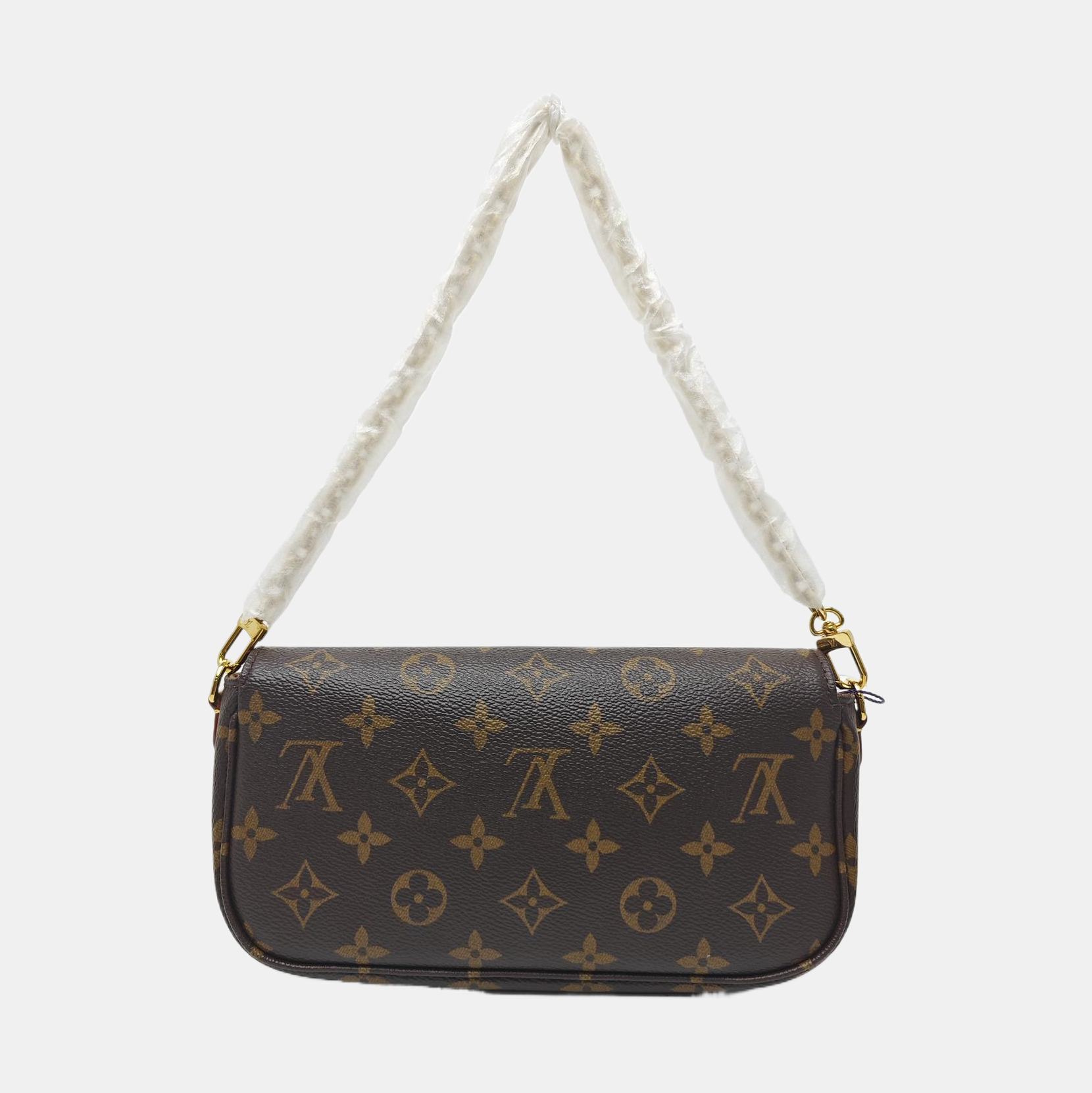 IVY Monogram Coated Canvas Brown