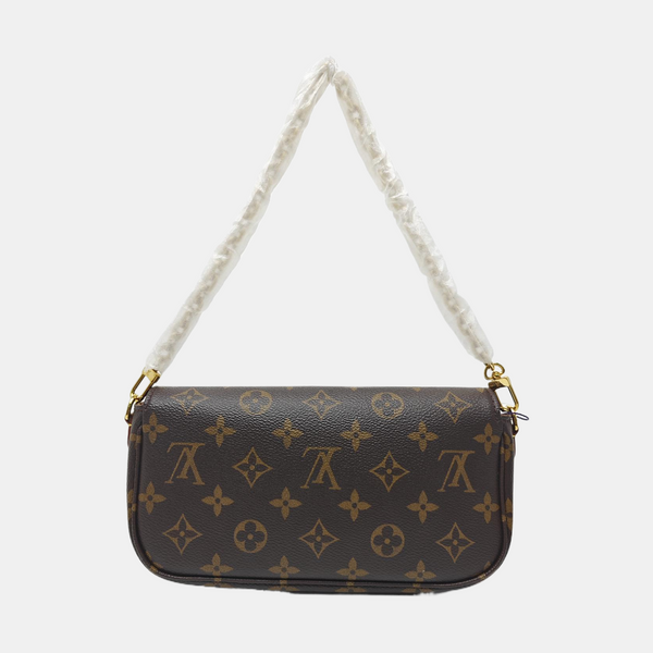 IVY Monogram Coated Canvas Brown