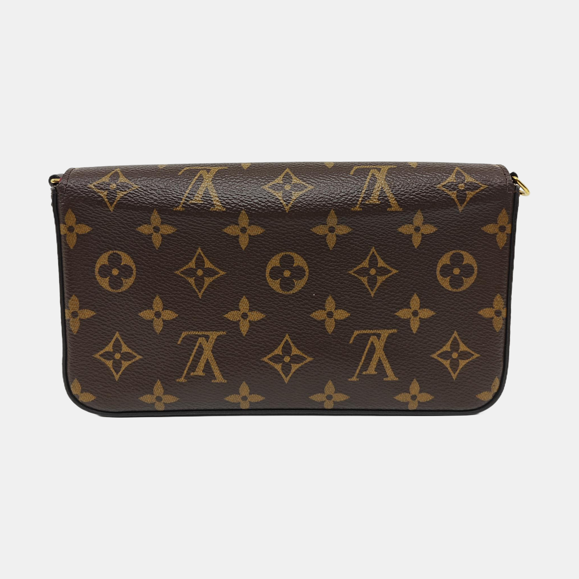 FÉLICIE Monogram Coated Canvas Brown
