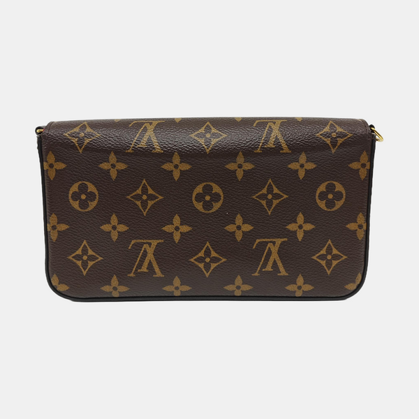 FÉLICIE Monogram Coated Canvas Brown