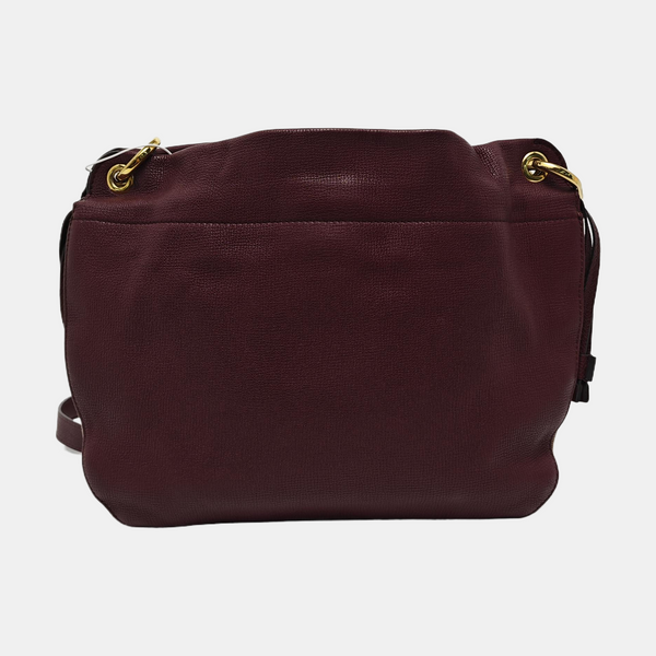 Calfskin Shoulder Bag Red