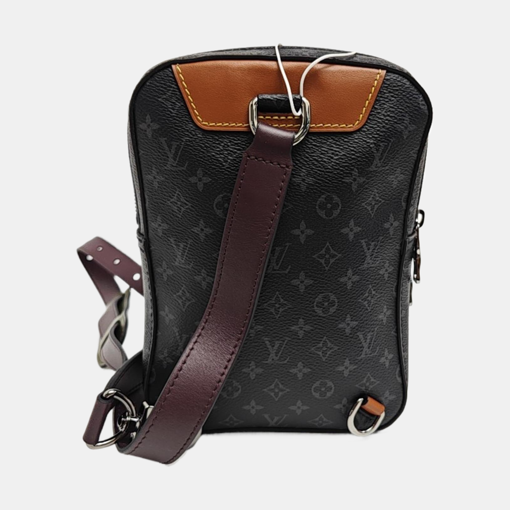 AMAZON Monogram Coated Canvas Black