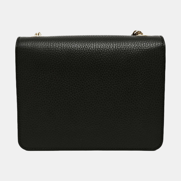 Interlocking G Small Calfskin Black