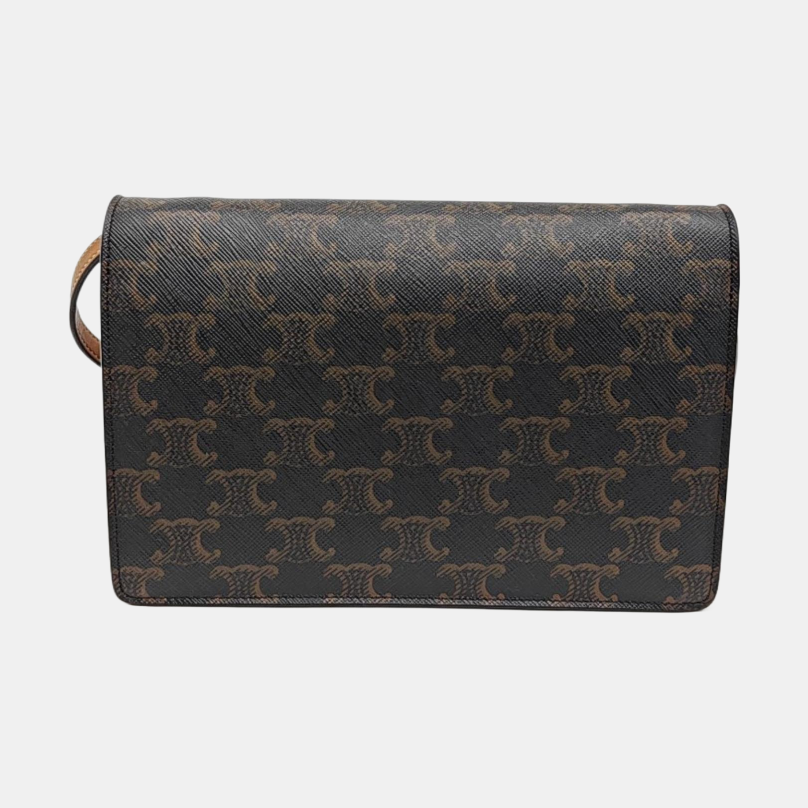 TRIOMPHE CANVAS Small Coated Canvas Brown