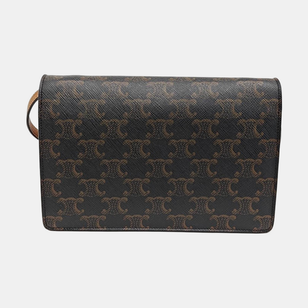 TRIOMPHE CANVAS Small Coated Canvas Brown