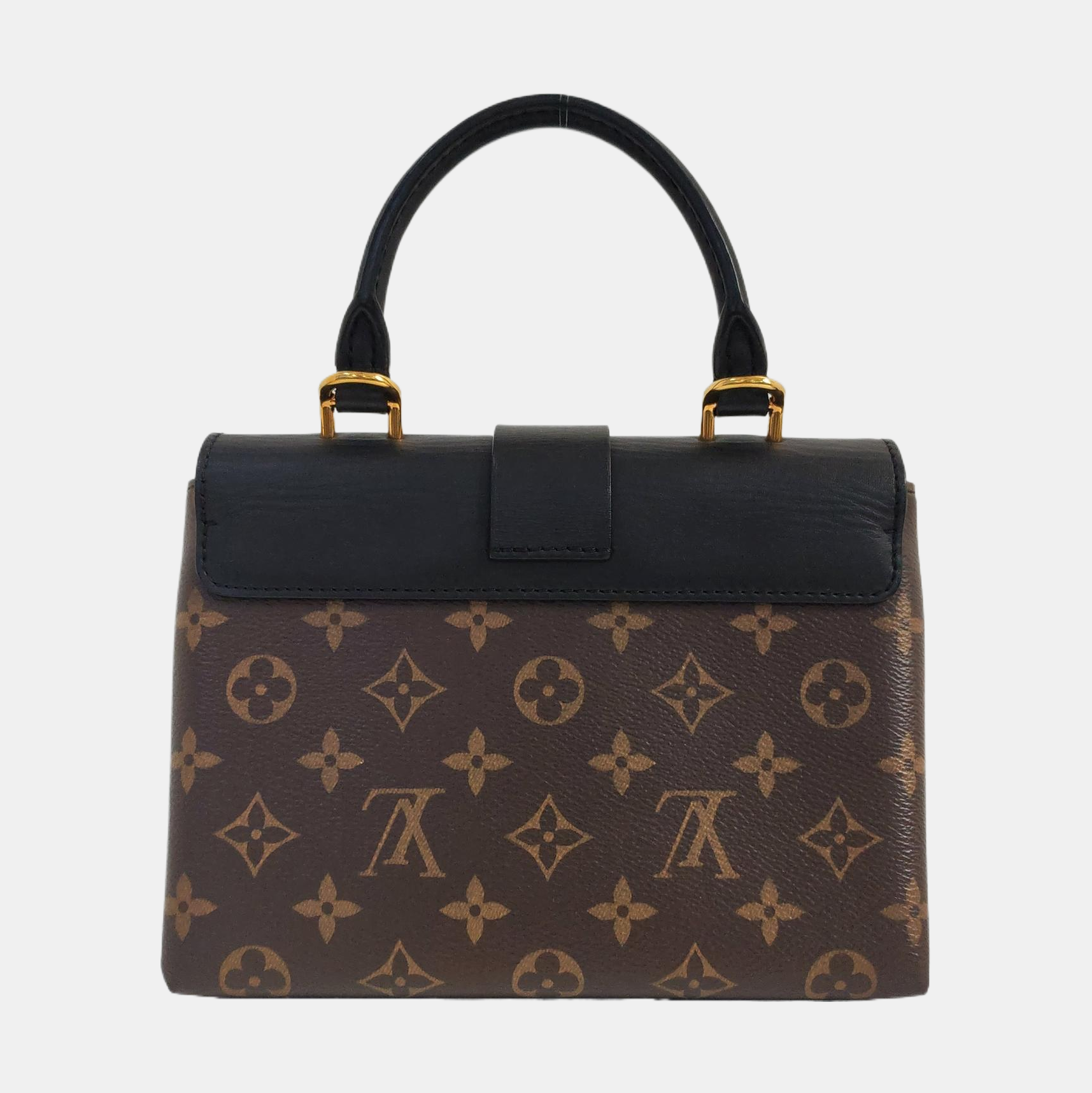 LOCKY BB Monogram Coated Canvas Brown
