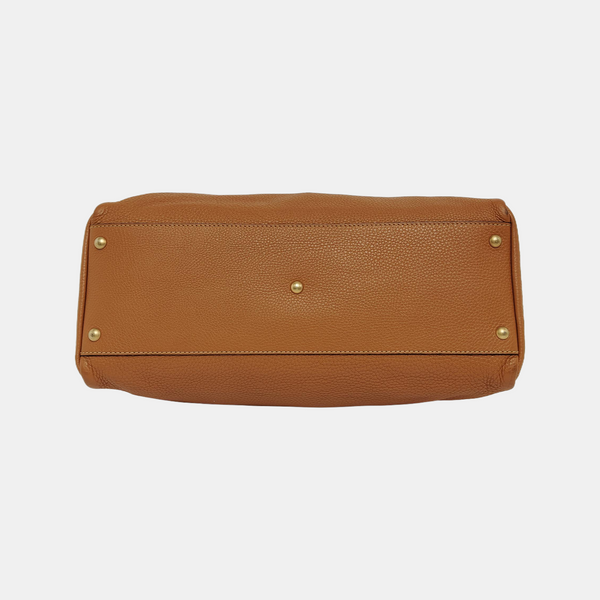 Authenticated pre-owned  Peekaboo Large Calfskin Brown - Tote Bag at Looply