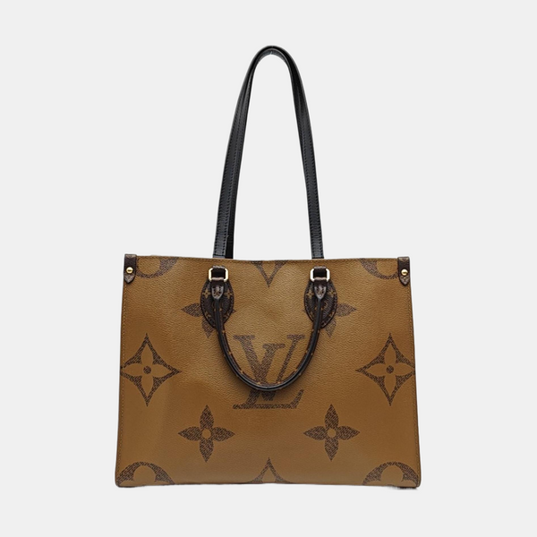 ONTHEGO MM Monogram Coated Canvas Brown