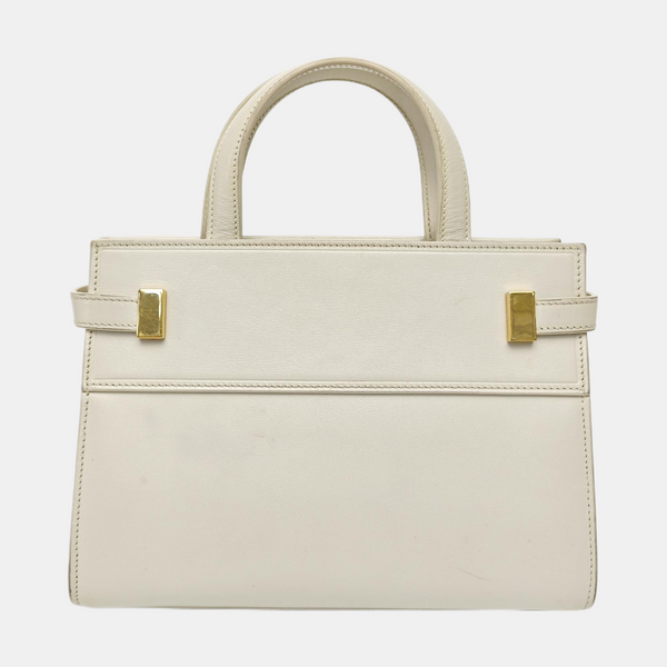 MANHATTAN Nano Calfskin White