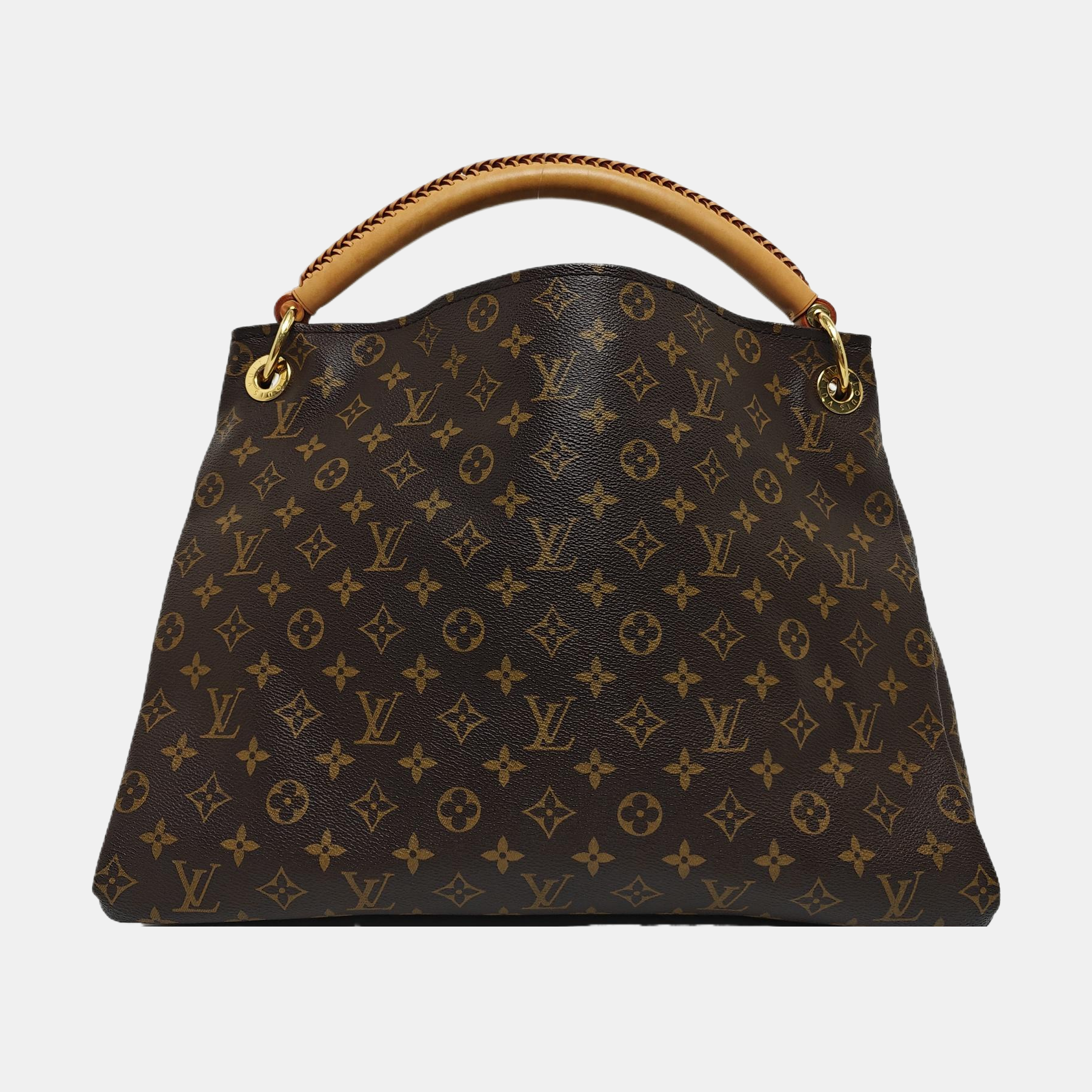 ARTSY MM Monogram Coated Canvas Brown
