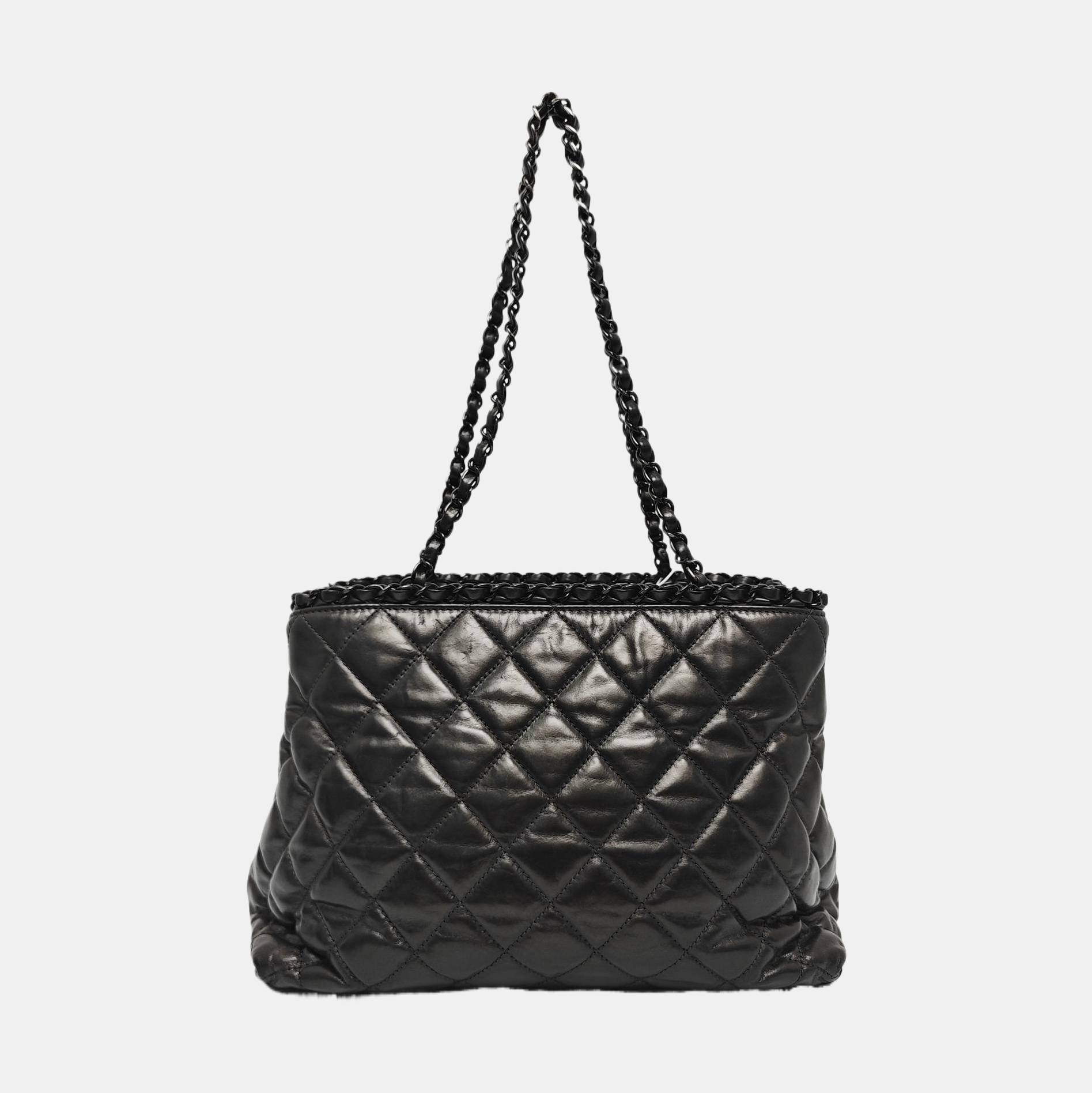 Quilted Calfskin Gray