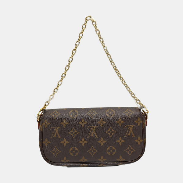 IVY Monogram Coated Canvas Brown