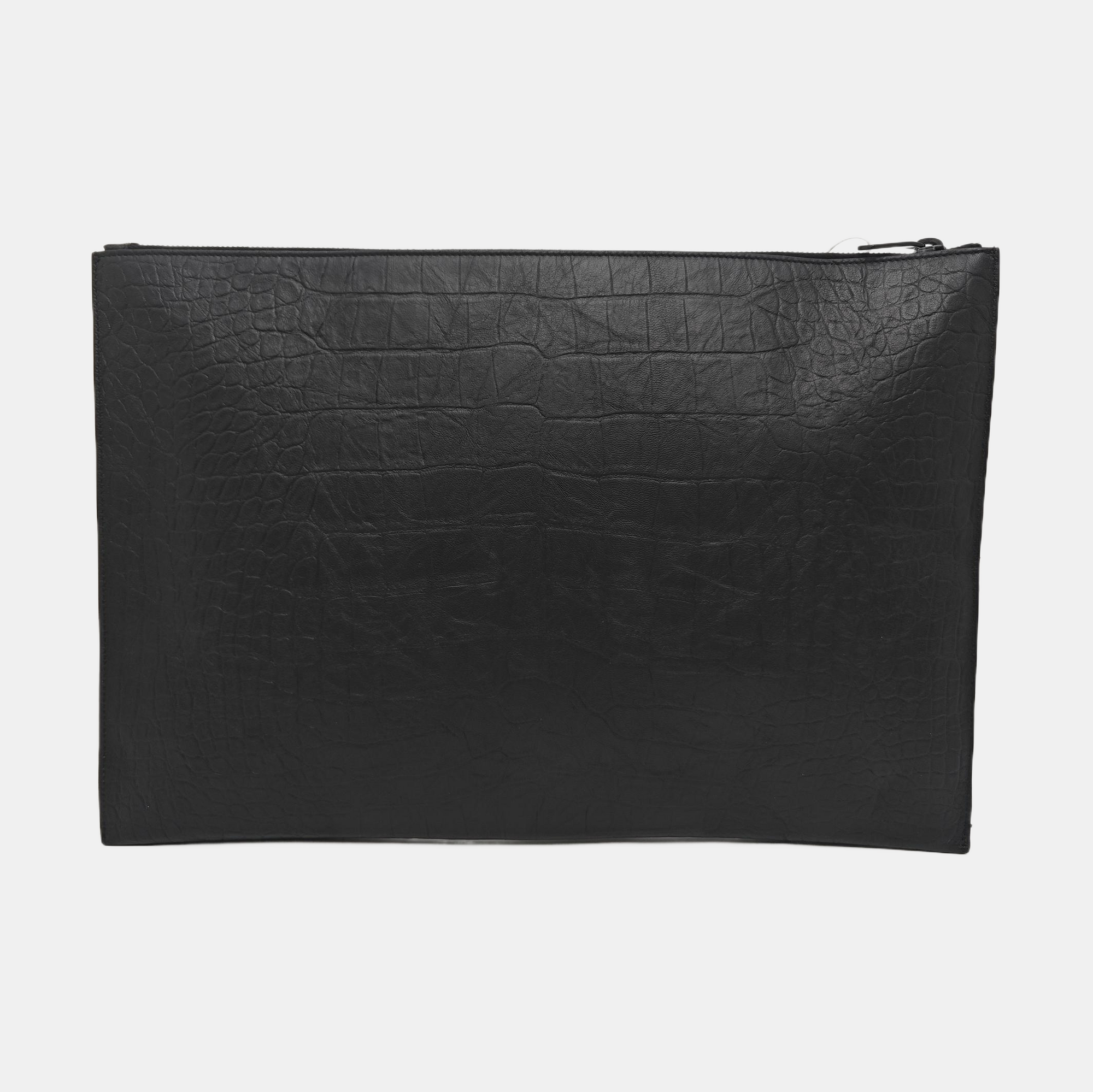 CASSANDRE Large Calfskin Black