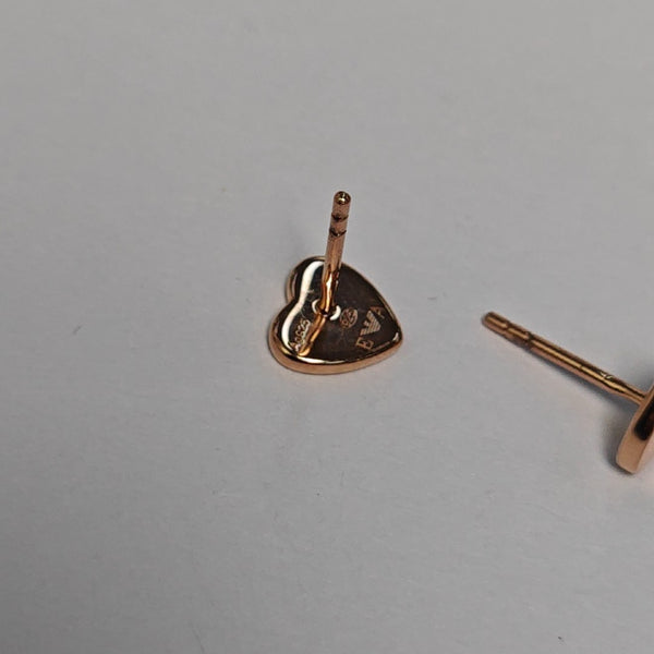 925 Sterling Silver Rose Gold Stud Earrings