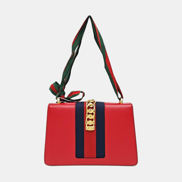 Sylvie Small Calfskin Red