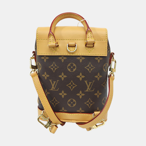 SOHO Mini Monogram Coated Canvas Brown