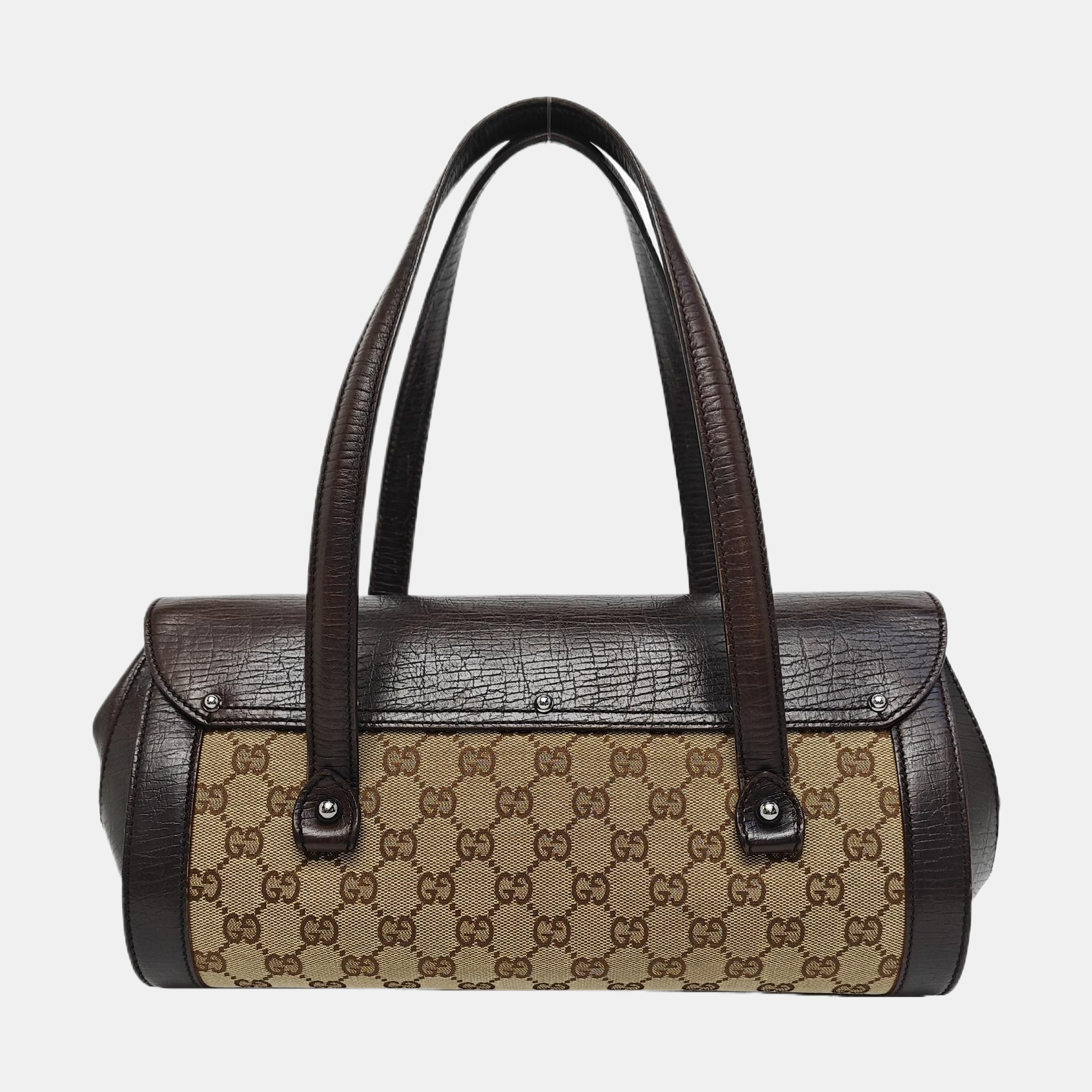 Monogram Canvas Top Handle Bag Beige