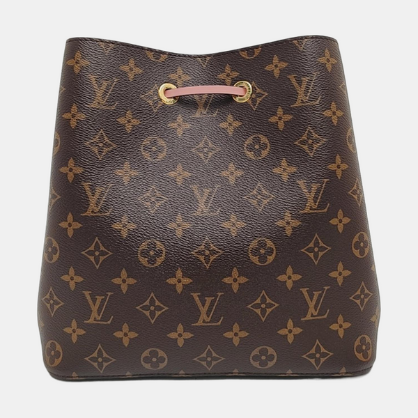 NÉONOÉ MM Monogram Coated Canvas Brown