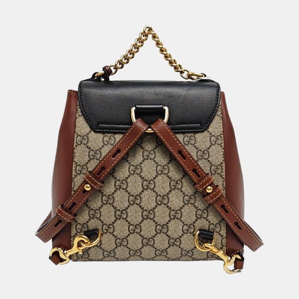 Padlock Mini Monogram Coated Canvas Black