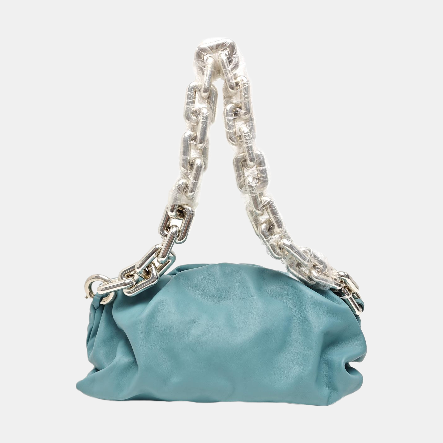 The Pouch Mini Calfskin Blue