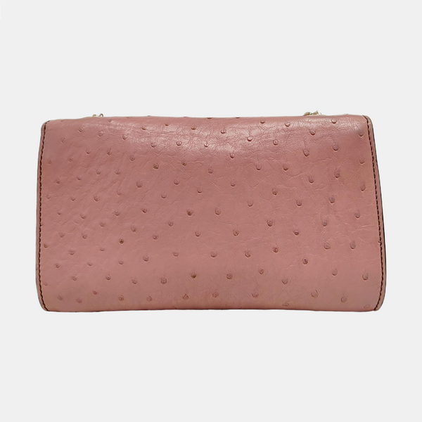 Emily Chain Ostrich Pink