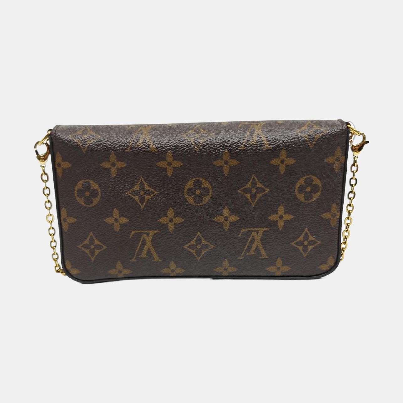 FÉLICIE Monogram Coated Canvas Brown