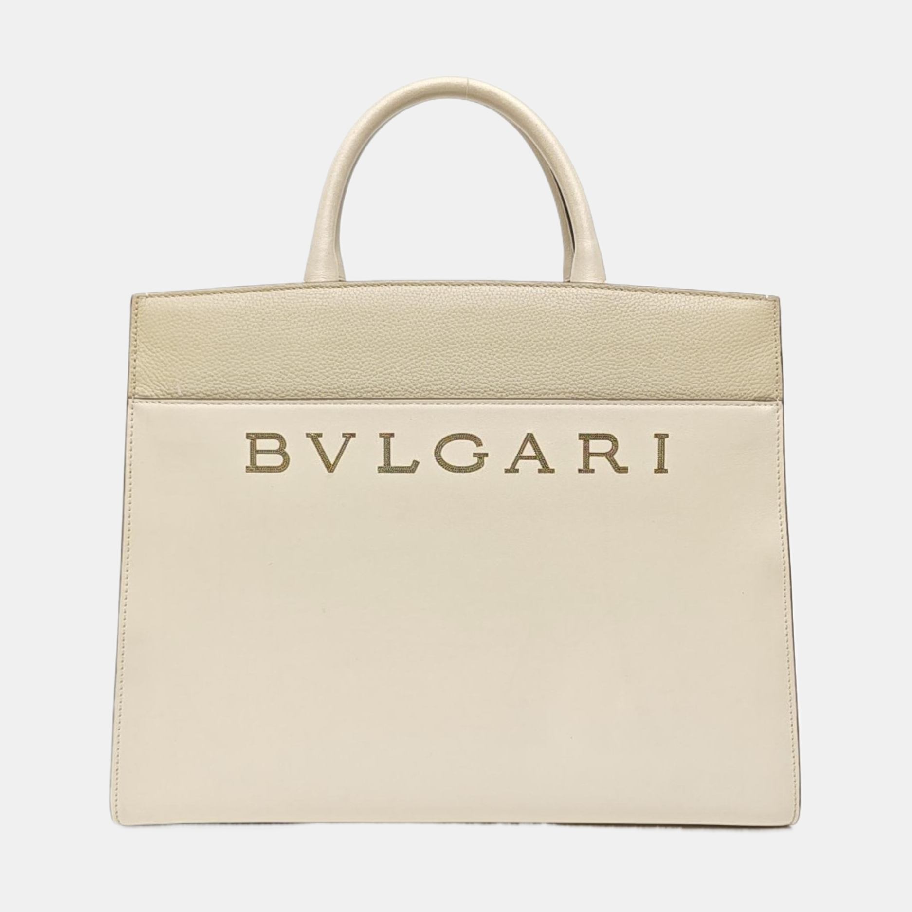 BVLGARI Calfskin Beige