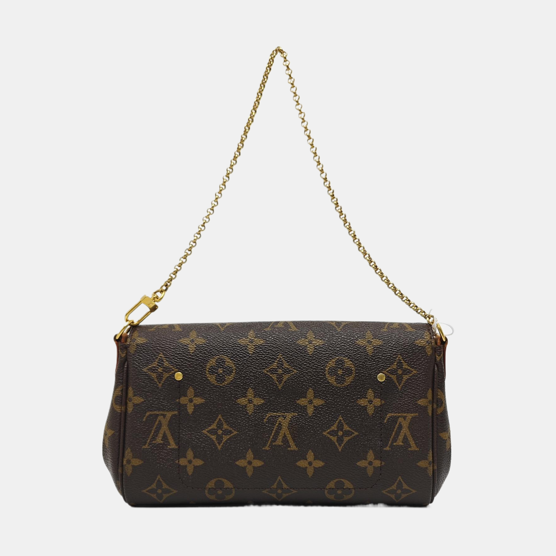 FAVORITE PM Monogram Coated Canvas Brown