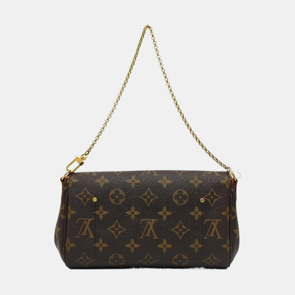FAVORITE PM Monogram Coated Canvas Brown