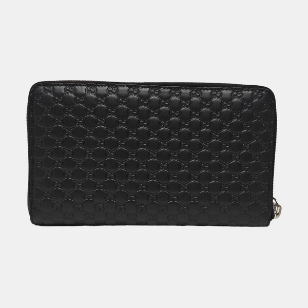 Signature Monogram Calfskin Black Wallet