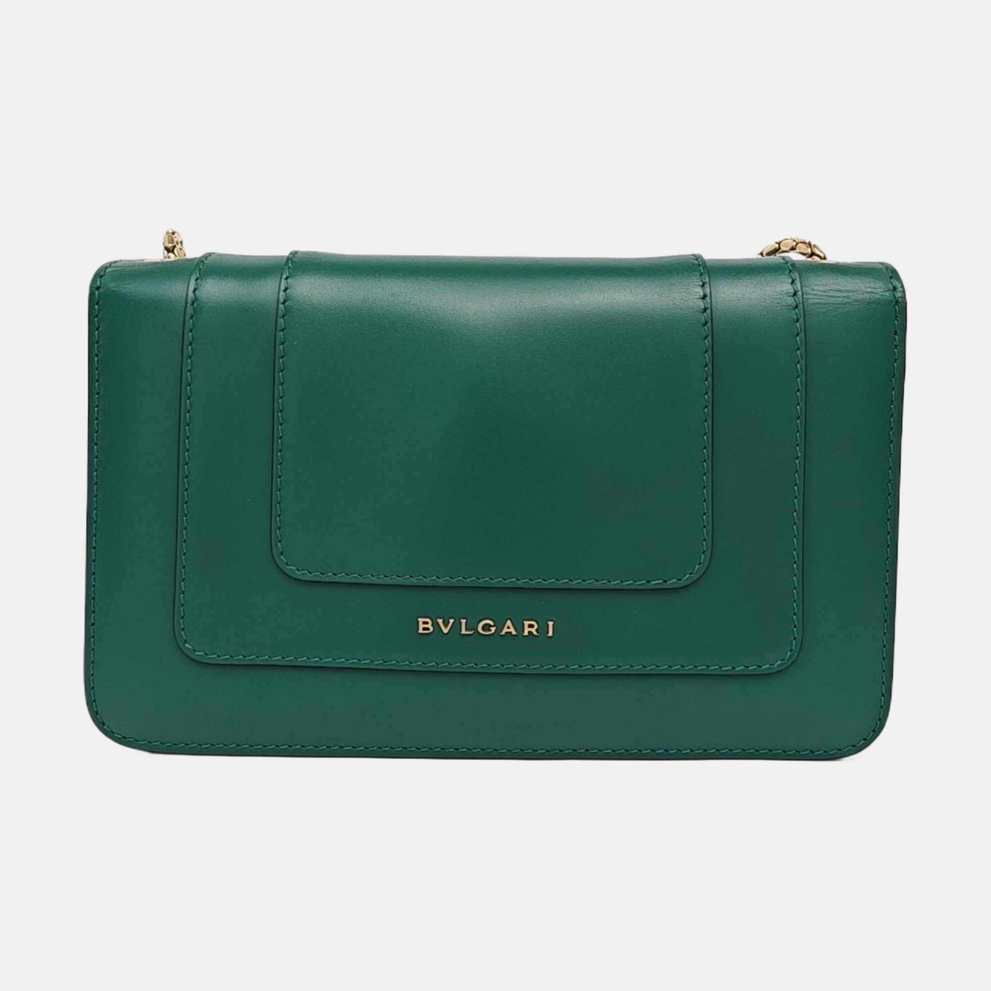 SERPENTI FOREVER Small Calfskin Green