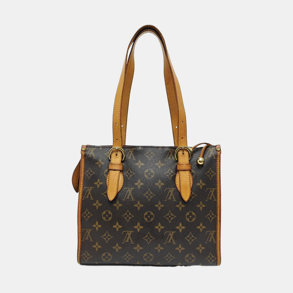 POPINCOURT Monogram Coated Canvas Brown