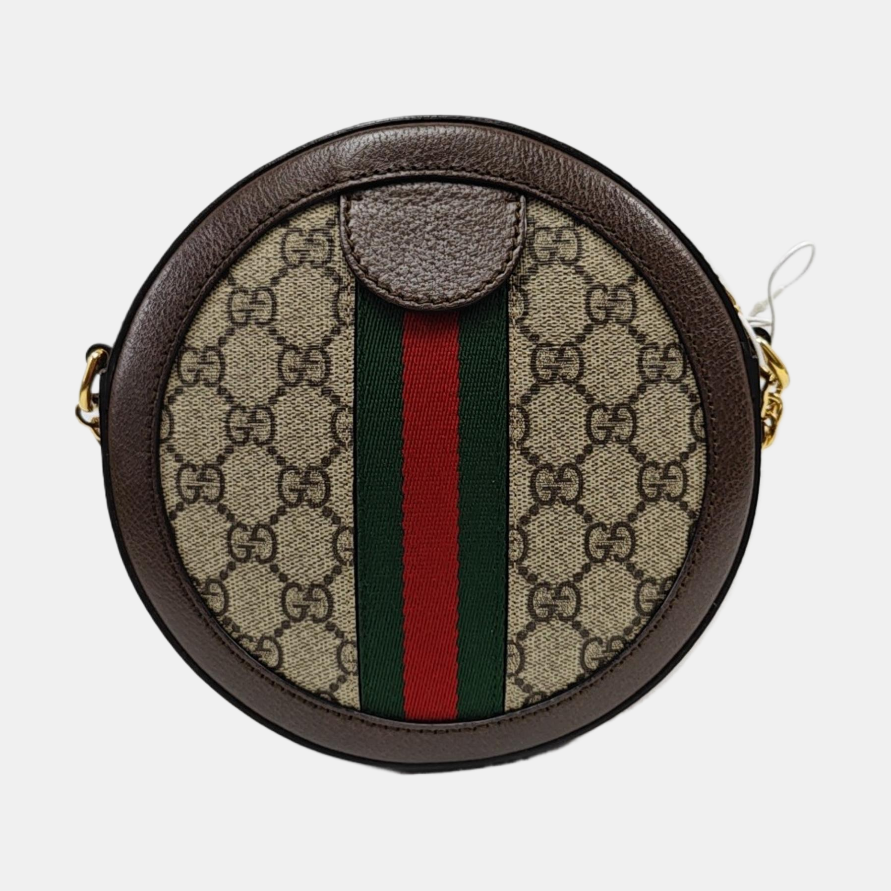 Ophidia Mini Monogram Coated Canvas Beige